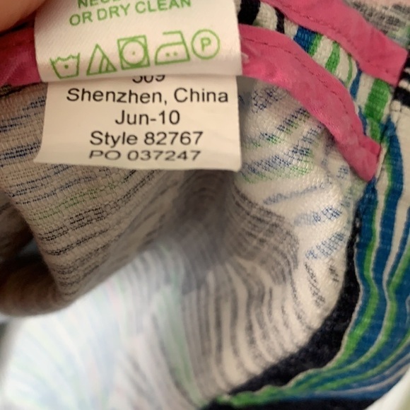 Lilly Pulitzer Gingko Leaves Print Dress 0 - Picture 7 of 10